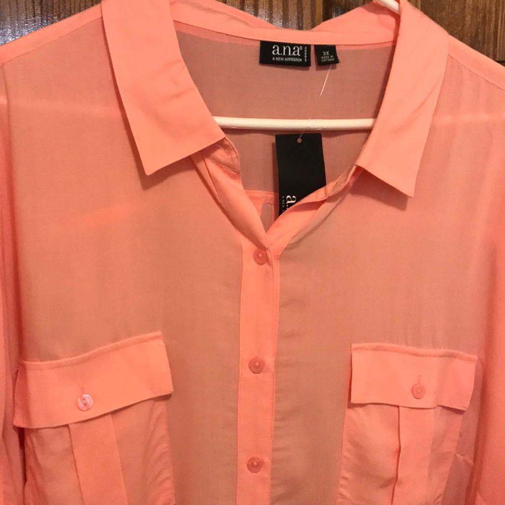 💗 Peach long sleeve tee